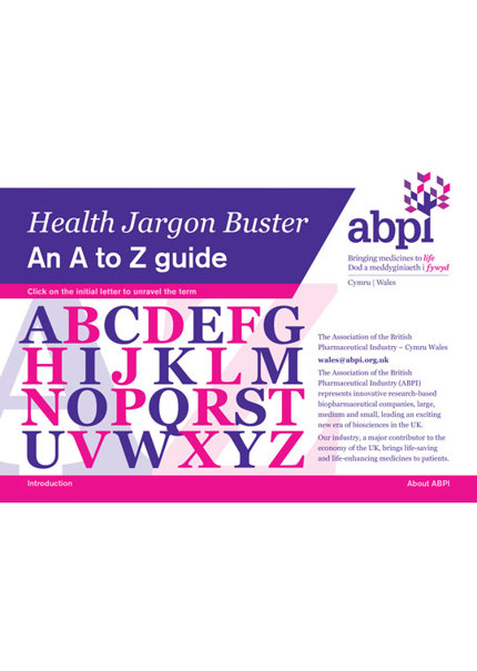 ABPI Cymru Wales Jargon Buster 2021